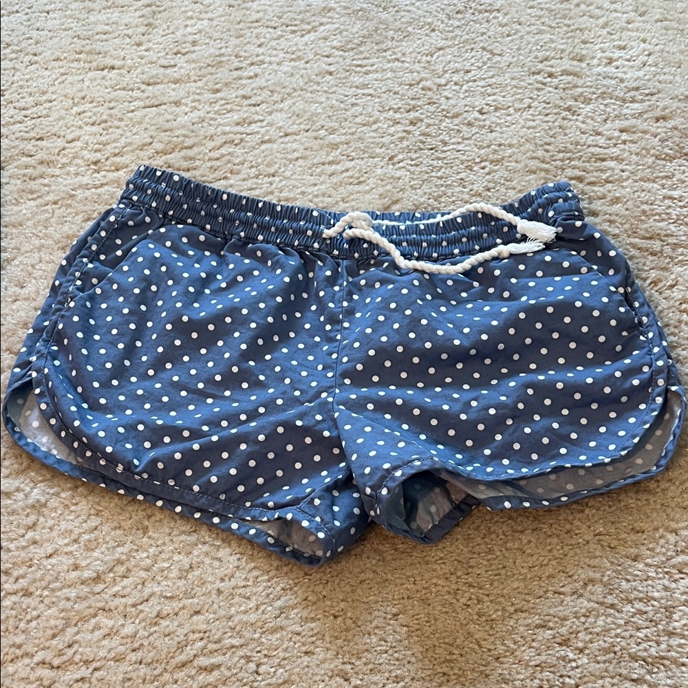 Victoria's Secret Blue Polka Dot Shorts